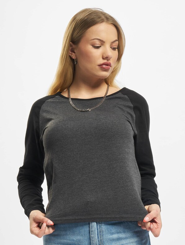 Ladies Contrast Raglan -0