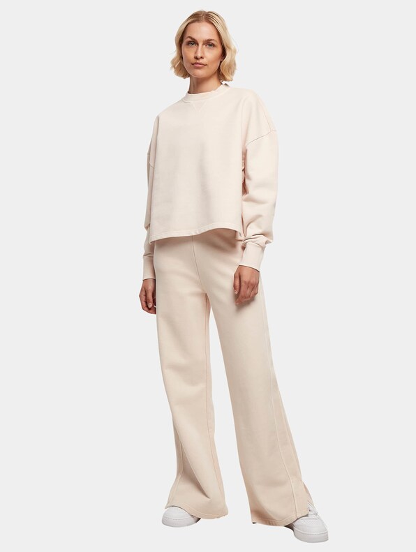 Ladies Heavy Terry Garment Dye Crewneck-3