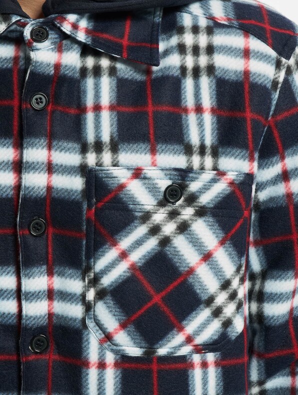 Hooded Polar Fleece Overshirt -3