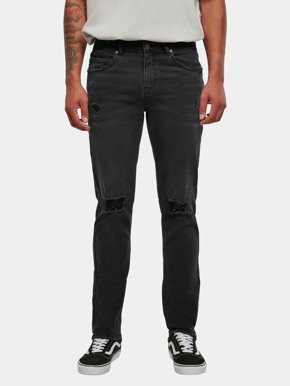 Distressed Strech Denim-2