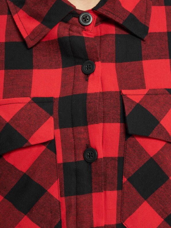 Ladies Flanell Padded Overshirt -3