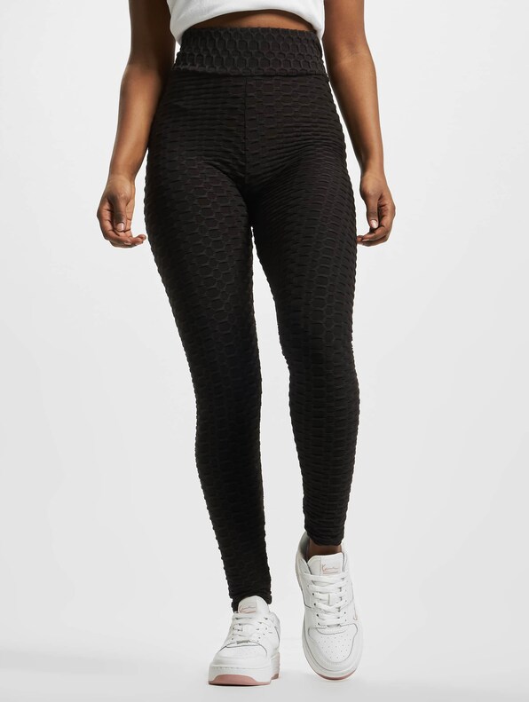Ladies High Waist Honeycomb-0