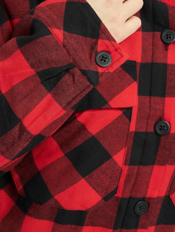 Ladies Flanell Padded Overshirt -4