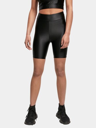 Ladies Highwaist Shiny Metallic Cycle
