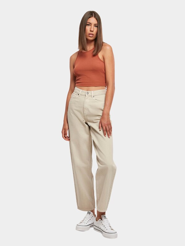 Ladies Cropped Rib-3