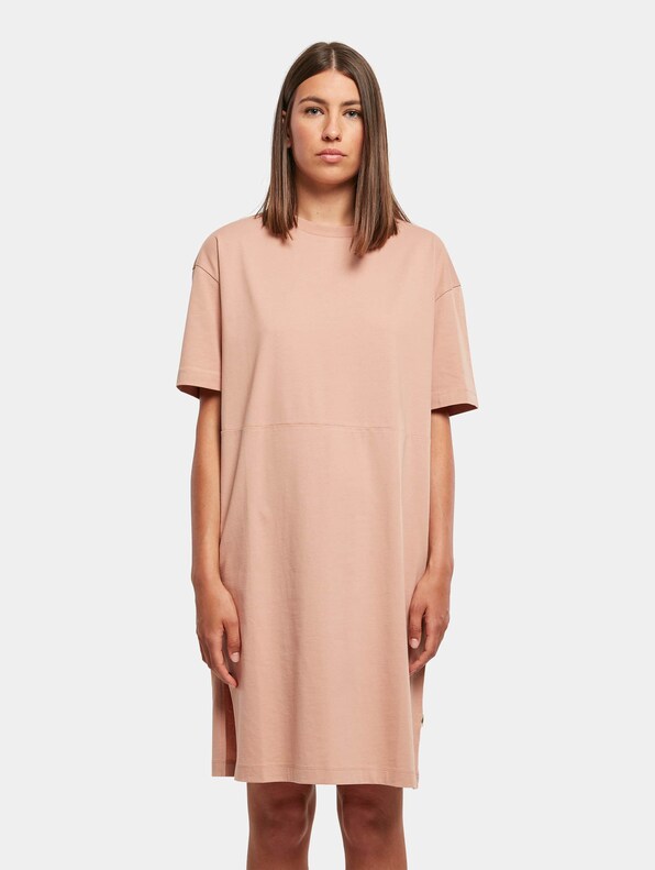 Ladies Organic Oversized Slit Tee-2