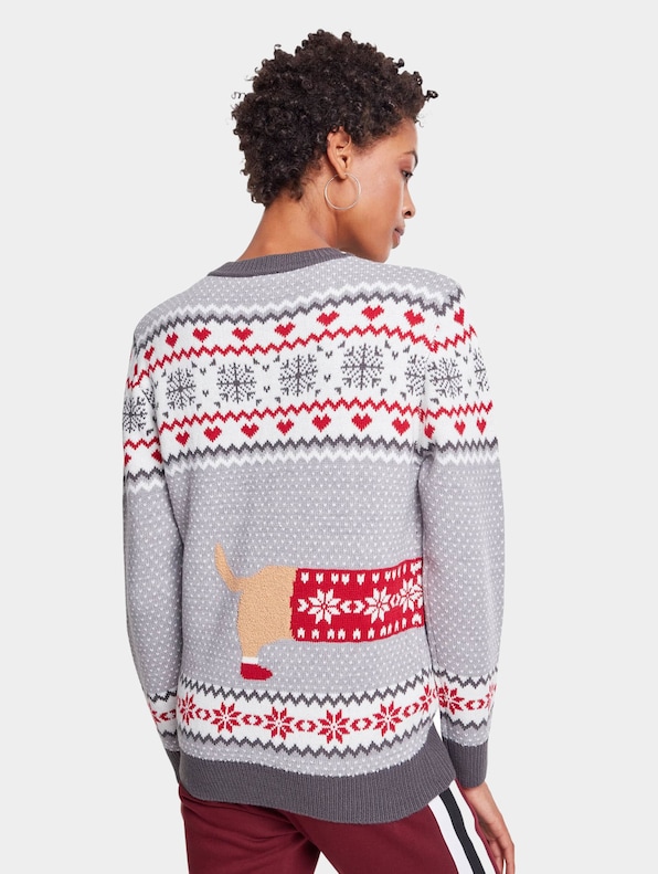 Ladies Sausage Dog Christmas-1