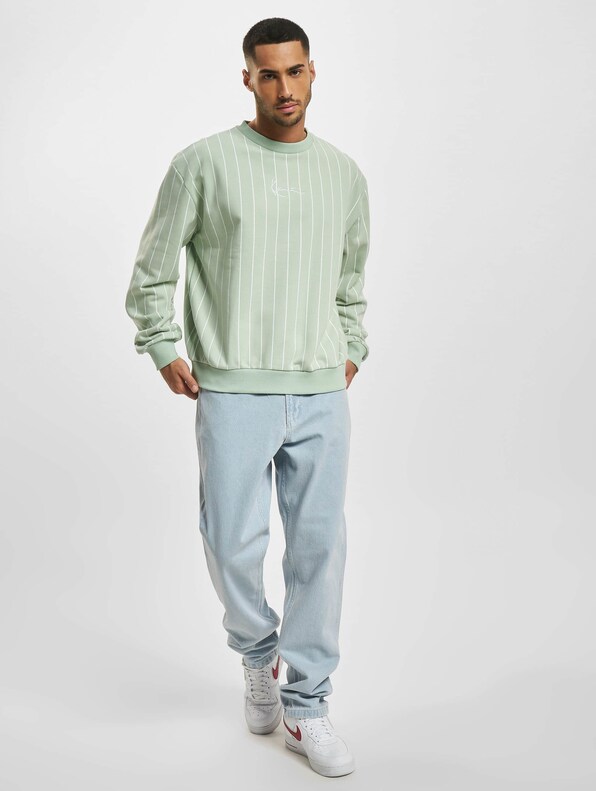 Small Signature Pinstripe Crew-4