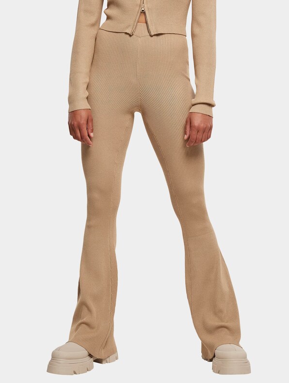 Ladies Rib Knit Bootcut-0