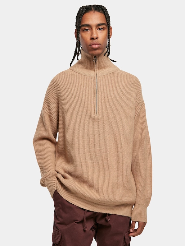 Oversized Knitted Troyer-0