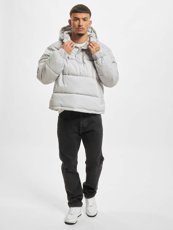 Hooded Cropped Pull Over -4