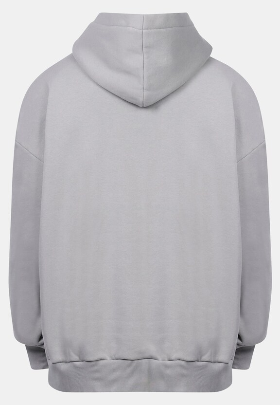 HEAVY OVERSIZE MIDDLE LOGO HOODIE-4