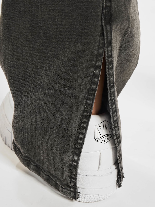 Ladies Straight Slim Denim High Waist-3