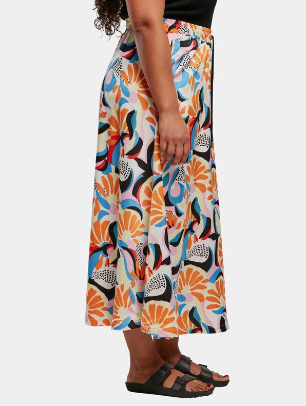 Ladies Aop Satin Midi-3