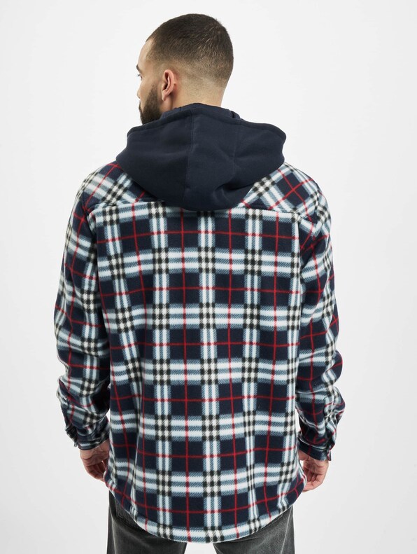 Hooded Polar Fleece Overshirt -1