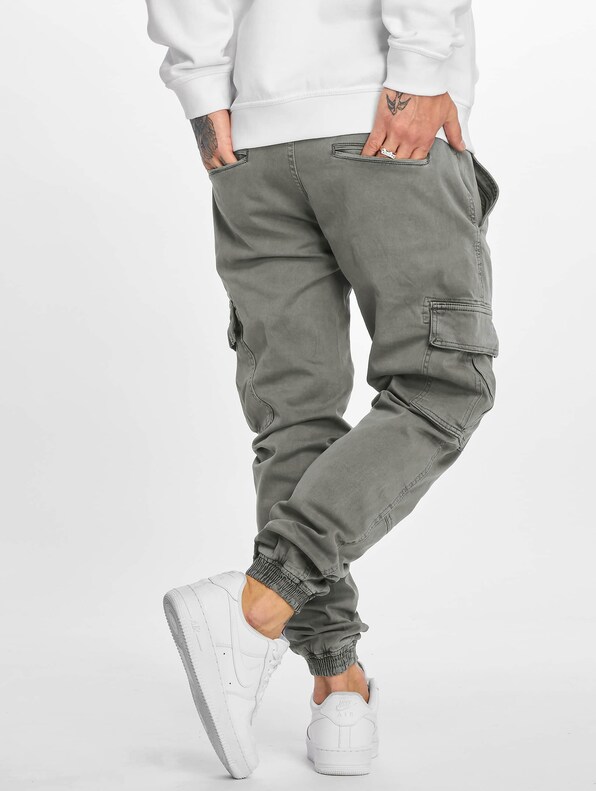 Washed Cargo Twill Jogging-1