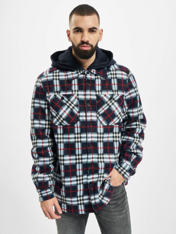 Hooded Polar Fleece Overshirt -2