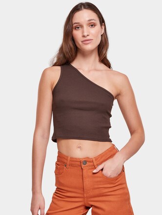 Ladies Cropped Asymmetric