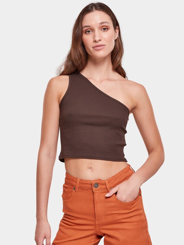 Ladies Cropped Asymmetric-0