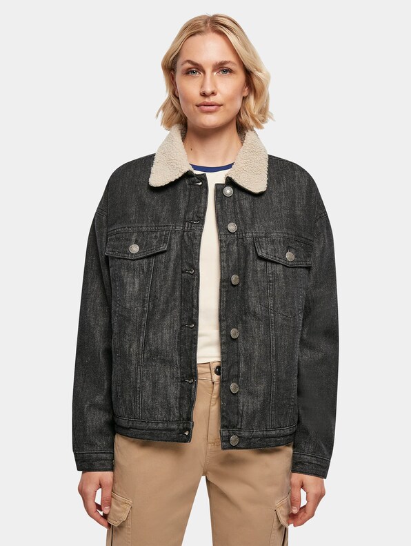 Ladies Oversized Sherpa-2