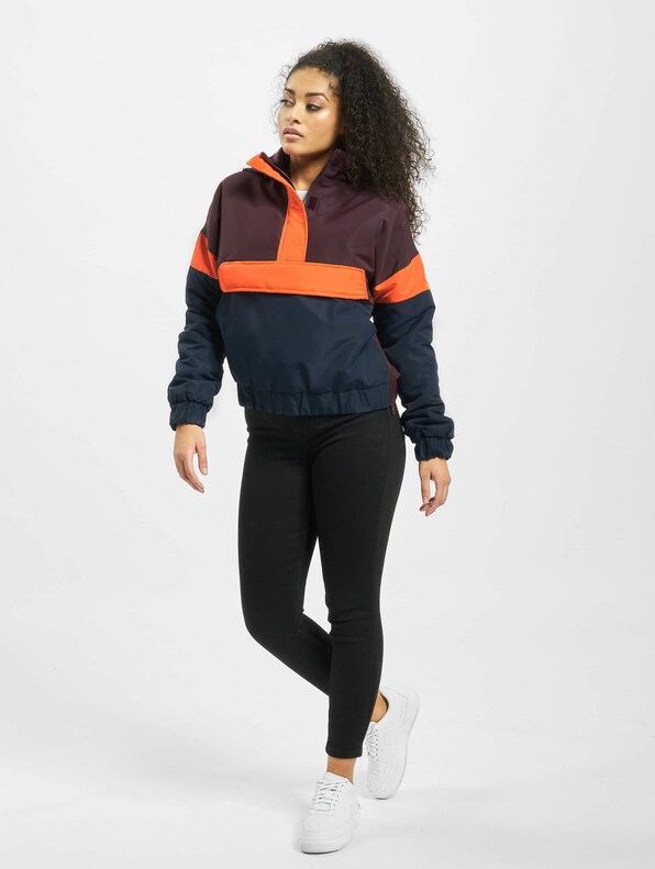 Ladies 3-Tone Neon Mix Pull Over-6