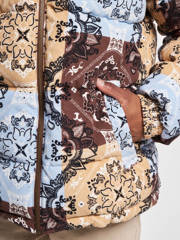 Retro Paisley Corduroy -4