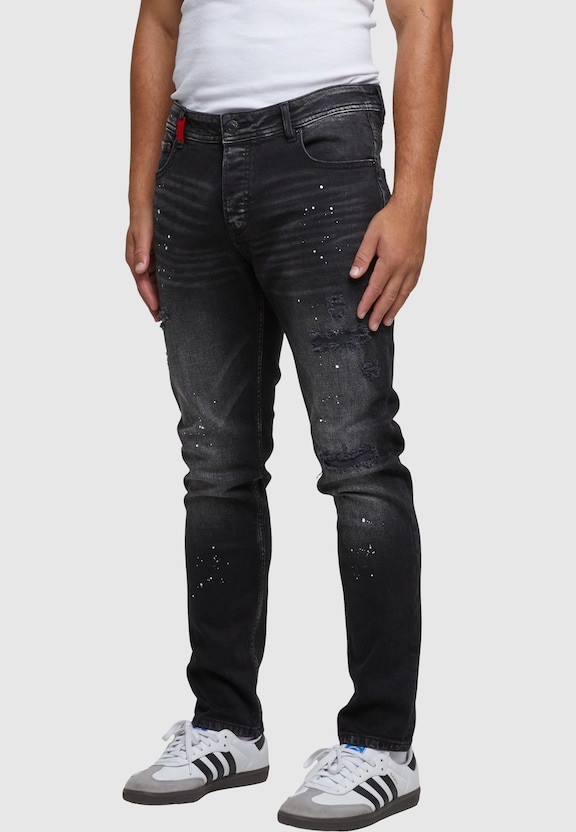 MATEO DESTROYED SLIM FIT JEANS-0