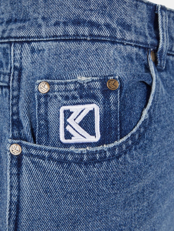 Small Signature Five Pocket Heavy Distressed-3