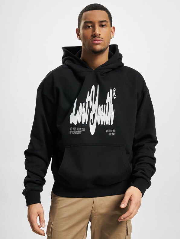 Lost Youth HOODIE CLASSIC V.2 black-2
