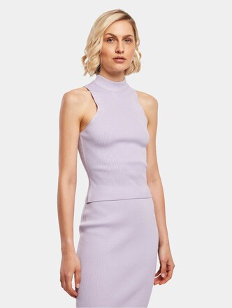 Ladies Short Rib Knit Turtleneck