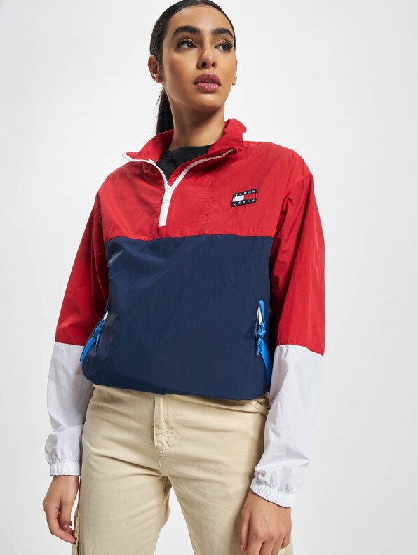 Colorblock Popover Windbreaker-0