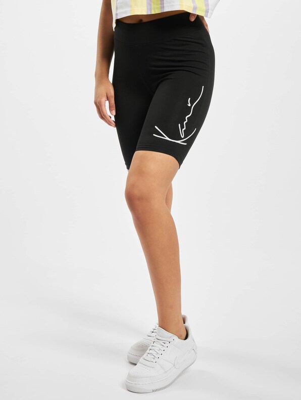 KKWQ22003BLK SIGNATURE CYCLING SHORTS BLK-0