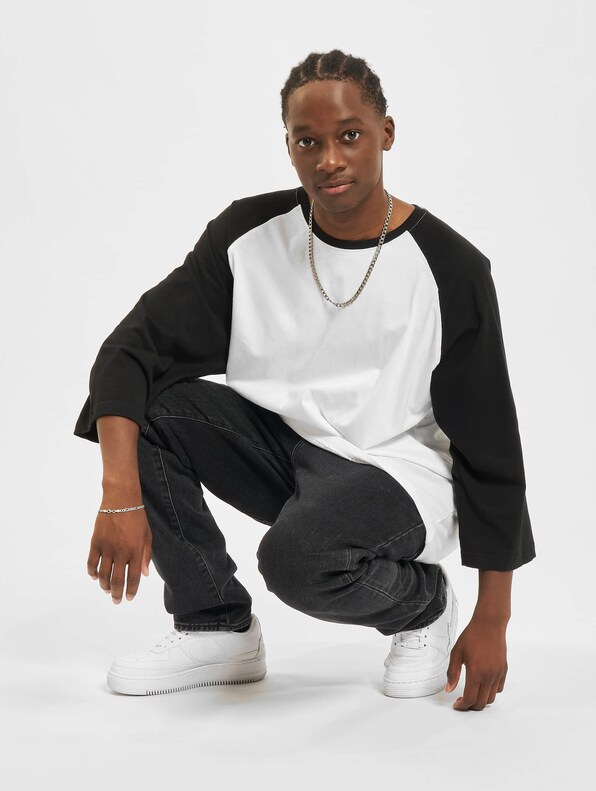 Contrast 34 Sleeve Raglan-4