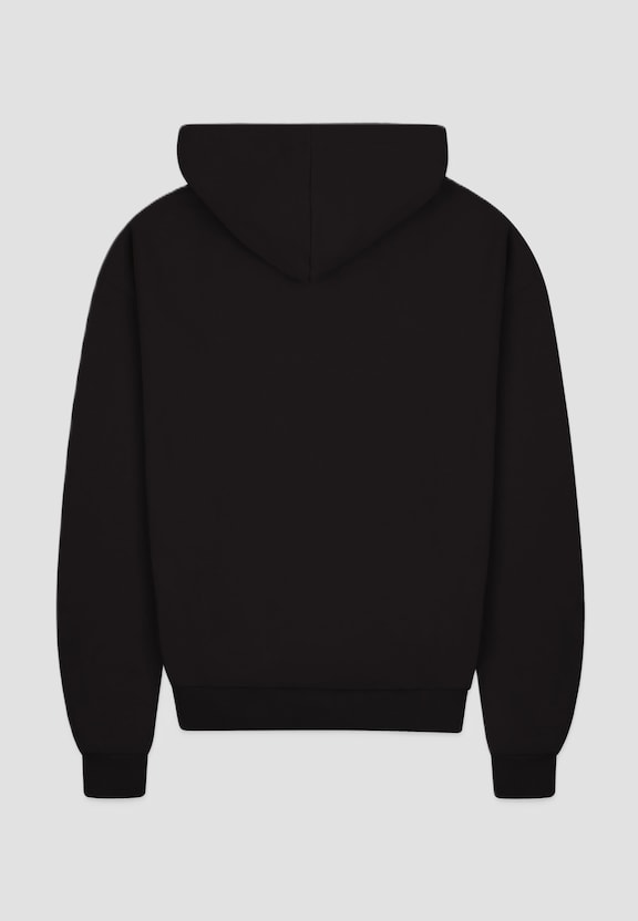SUPER HEAVY BLANK HOODIE-2