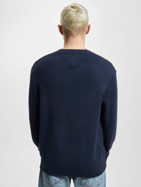 Relaxed Varsity Jacquard Knit-1