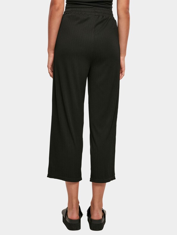 Ladies Straight Leg Rib Interlock -1