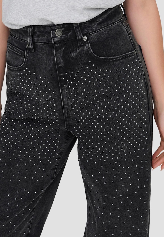 Hope Rhinestone High Waist Bootcut-2