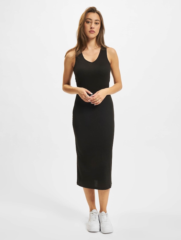 Ladies Midi Sleeveless Rib-0