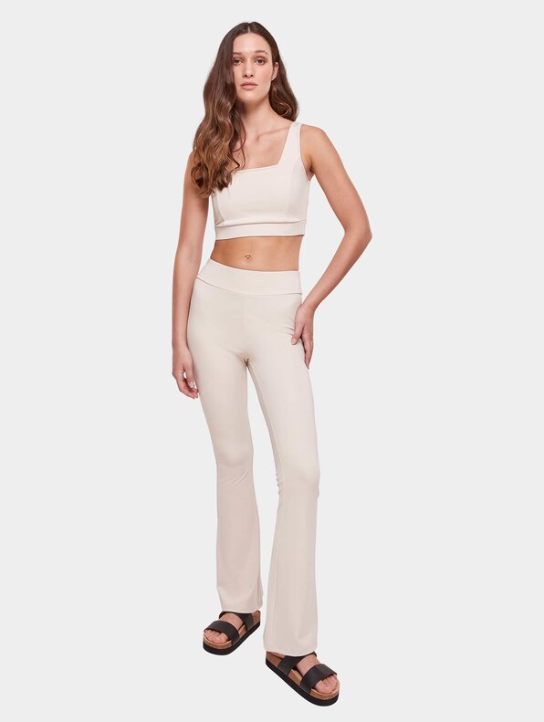 Ladies Recycled High Waist Flared -3