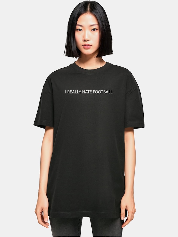 Ladies Hate Football Oversized Boyfriend-0