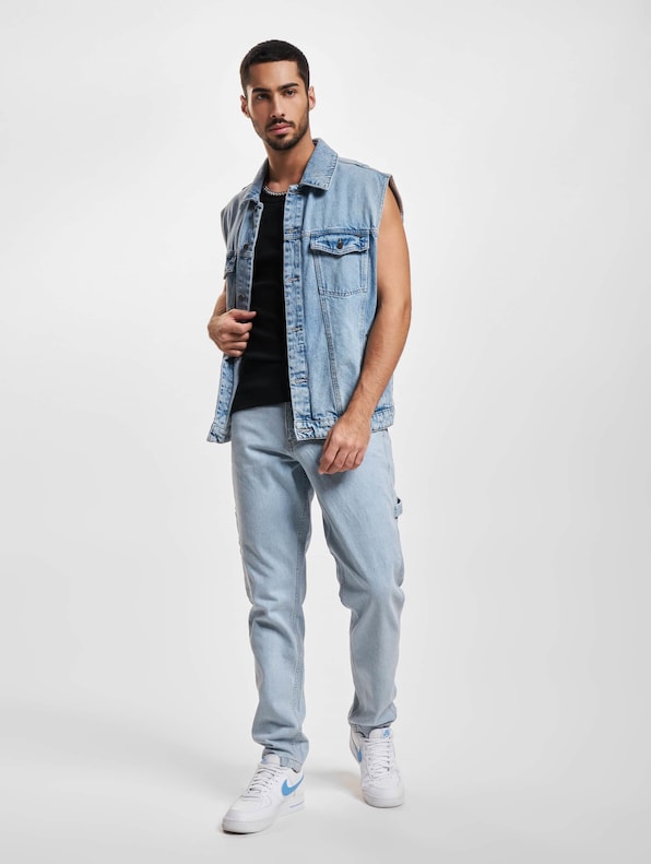 Retro Tape Workwear Denim Loose Fit-8