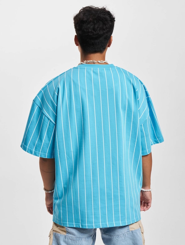KK Small Signature Boxy Heavy Jersey Pinstripe Tee-1