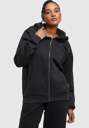 Ladies Vintage Heavy Zip Hoody