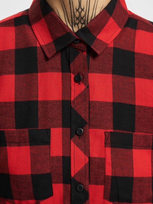 Ladies Turnup Checked Flanell-4