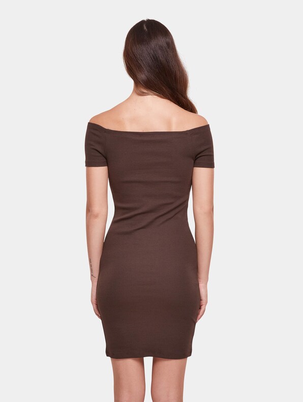 Ladies Off Shoulder Rib-1