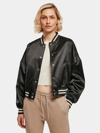 Ladies Short Oversized Satin