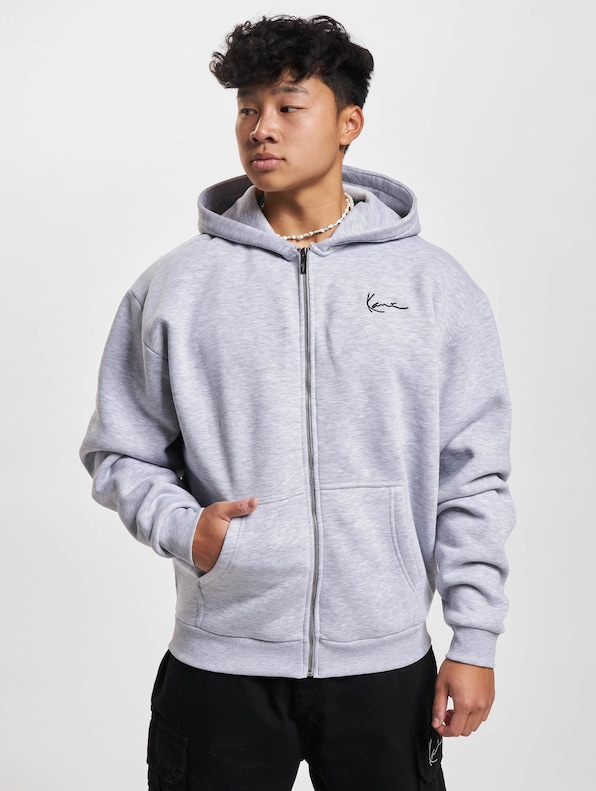 KM-ZH011-013-03 Chest Signature Essential Zip Hoodie-2