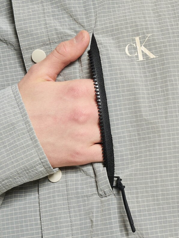 Calvin Klein Ripstop Shirt Eggshell-6