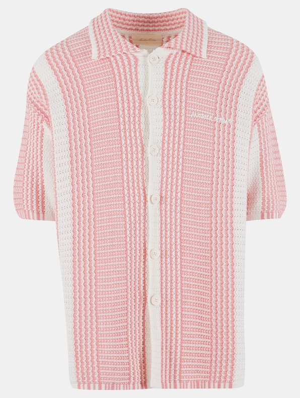 Oversized Mesh Knit Summer Shirt-4
