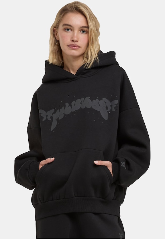 FELI Hoodie Rhinestones Puff-0